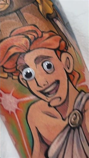 Hercules tattoo! #Disneytattoo #herculestattoo #disneyhercules #disneytattooartist #disney