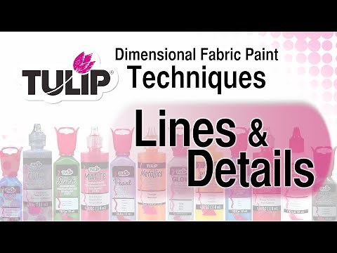 Line Techniques using Tulip Dimensional paint
