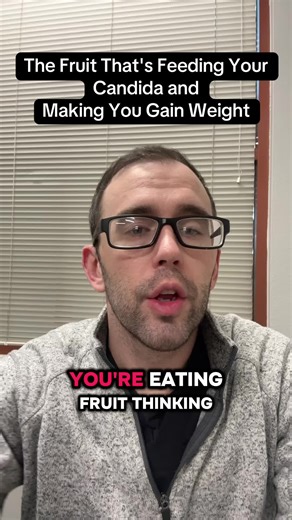 You're eating fruit thinking it's healthy, but if you have gut issues, that fruit is feeding candida and bad bacteria faster than any candy bar. Here's which fruits are the worst.Fruit contains fructose, and when you have candida or SIBO, that sugar feeds the overgrowth just like table sugar. Your 'healthy' smoothie is making your bloating and weight gain worse.Here are the 5 fruits destroying your gut health:Number 1 – Bananas are pure sugar bombs. One banana has 27 grams of sugar and feeds can