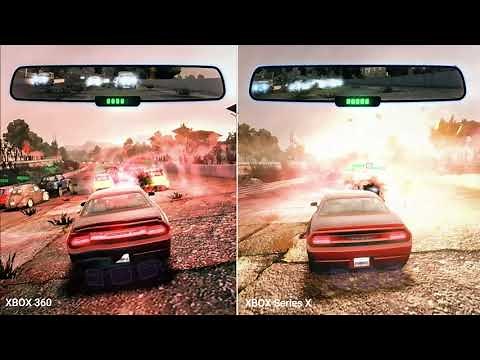 Blur (2010) XBOX 360 Vs XBOX Series X (4K 60 FPS)