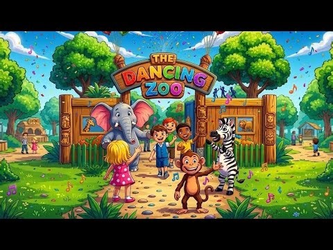 The Dancing Zoo 🐾 | Fun Animal Dance Song for Kids | Nursery Rhymes & Kids Songs | Kids Song |
