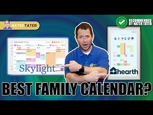 ✅ Get Your Family Organized! Best Digital Calendar, Skylight Calendar vs Hearth Display