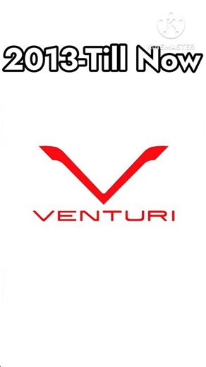 Logo History #670: Venturi Automobiles #venturi #logohistory