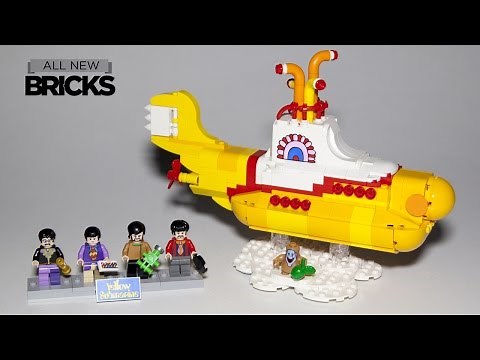 Lego Ideas 21306 The Beatles Yellow Submarine Lego Speed Build