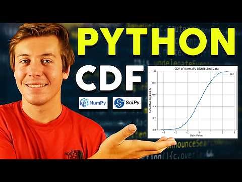 Mastering CDF (Cumulative Distribution Function) in Python: A Complete Guide (Scipy & Numpy)