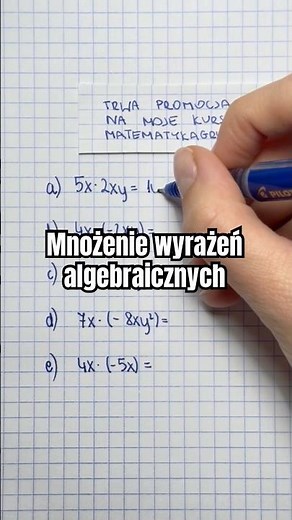 Multiplying algebraic expressions