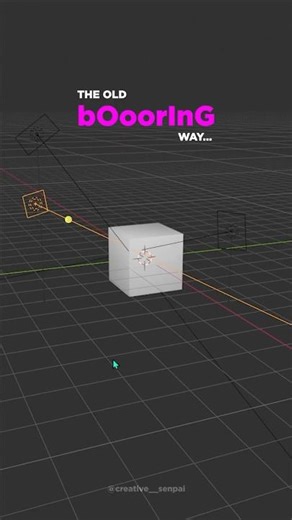 Stop Aligning Lights the BORING Way! #shorts #blender