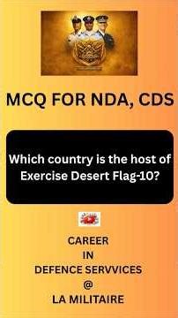 Defence Current Affairs with MCQs: Enhancing Awareness of Modern Military Developments