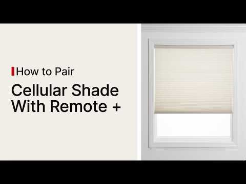 How to Pair a Cellular Shade with a Remote Control | Blinds To Go