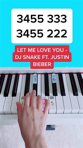 Let Me Love You - DJ Snake ft. Justin Bieber (Piano Tutorial) #letmeloveyou #letmeloveyoujustinbieber #djsnake #djsnakeletmeloveyou #justinbieberletmeloveyou #easypianotutorial #summypiano