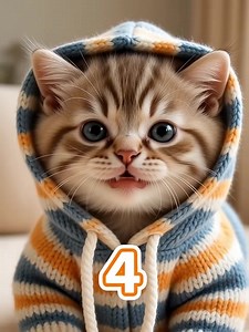 Cat counts to 5 | Have Fun Teaching