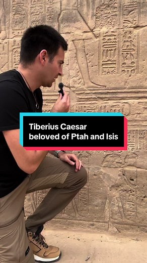 Hieroglyphic Reading of Tiberius Caesar's Cartouche