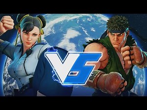 Street Fighter V online singles - Chun Li vs. Ryu