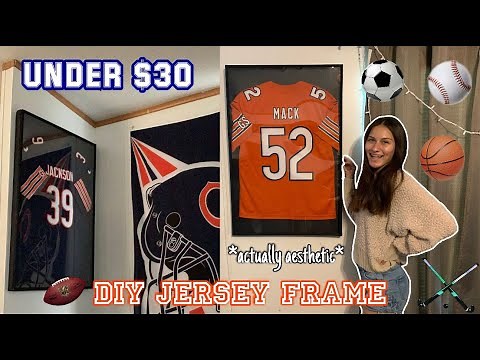 How to frame a jersey | *CHEAP* | DIY
