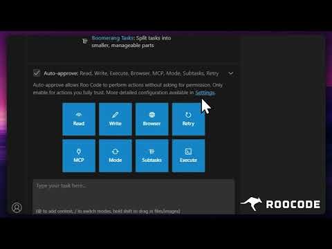 Auto Approve in Roo Code Explained | Detailed Tutorial