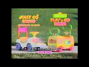 1986 Coleco Sesame Street Rider toy TV Commercial