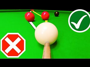 Snooker Cue Ball Spin Control Break Building Tips