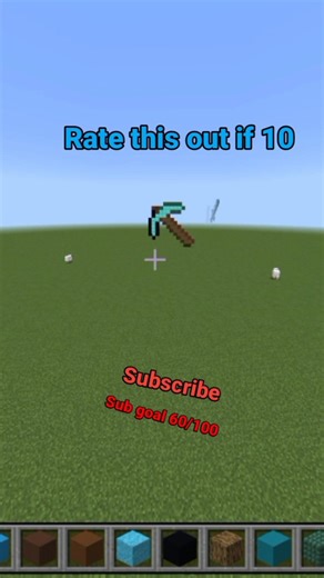 Diamond pickaxe pixel art #minecraftbuilding