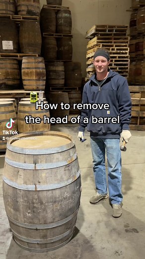32K views · 340 reactions | Mitch is here to drop some barrel knowledge on this fine #BarrelTipTuesday! Today, he shows you how to remove just the head from the barrel in an  "easy peasy"  way anyone can do. #MidwestBarrelCo #winebarrel #whiskeybarrel #bourbonbarrel #barreldecor #barrelfurniture #barrelhead #barrelheads | Midwest Barrel Company | Facebook