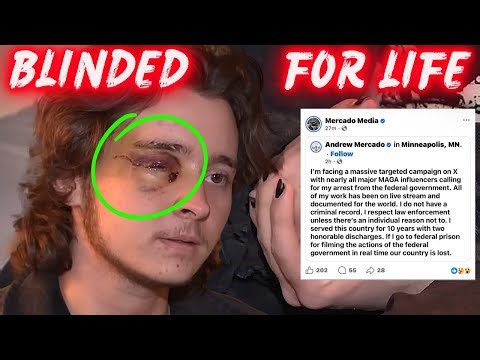 ‘I’LL NEVER SEE AGAIN’ — Anti-ICE Protester Blinded For Life | Mercado DOX Backlash