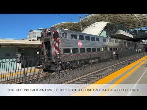 The Complete Caltrain Evening Rush Hour At Millbrae On August 9, 2024