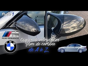 Comment faire un recouvrement fibre de carbone/carbon fiber sur rétroviseurs BMW M3 E92 (Partie 1)