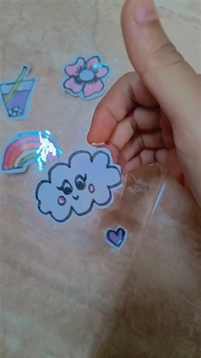 How to make own drawing stickers by Kavidarani #drawing #sticker