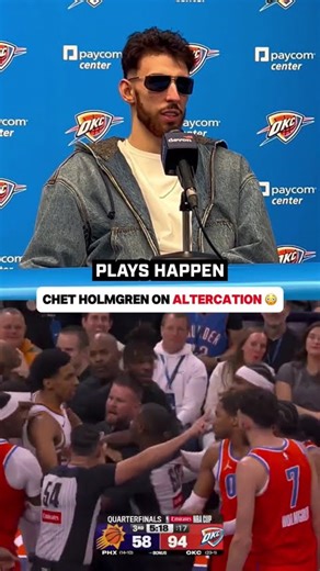 Chet Holmgren On FIGHT With Grayson Allen 😳