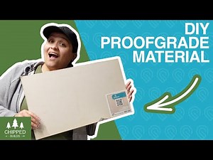 DIY Glowforge Proofgrade Materials || How To