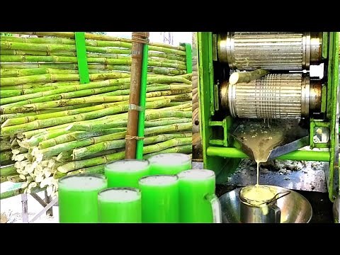 Sugarcane juice vendor with Itinerant traditional machine|sugarcane juice extractor|Irfan Ali veer