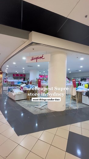 Cheap Supre Store in Sydney with Most Items Under $20