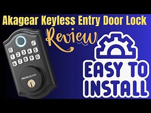 Akagear Keyless Entry Door Lock Review And How To Install Video
