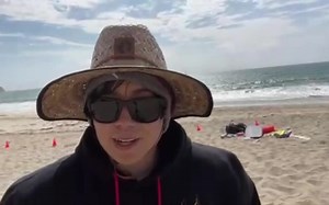 【Quackity/生肉】BEACH STREAM WITH BADBOYHALO!!