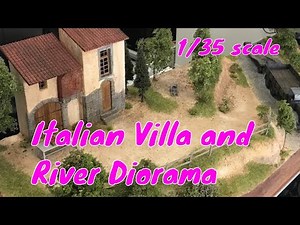 How to Build a Realistic Italian Villa and Stream Diorama - Realistic Scenery for plastic models