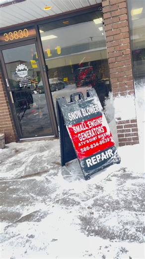 Same day snow blower repair! Located @ 33830 Groesbeck hwy Clinton township 586-834-8639 open M-F 10-5 sat 10-3 | GLM Power Sports