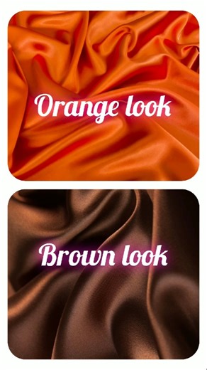 ✨Orange🆚Brown 🔶🤎 Ultimate Color Battle🔥Orange vs Brown 🔥🎨 TrendBrown Orange🤎🔶 Fashion & Style War✨
