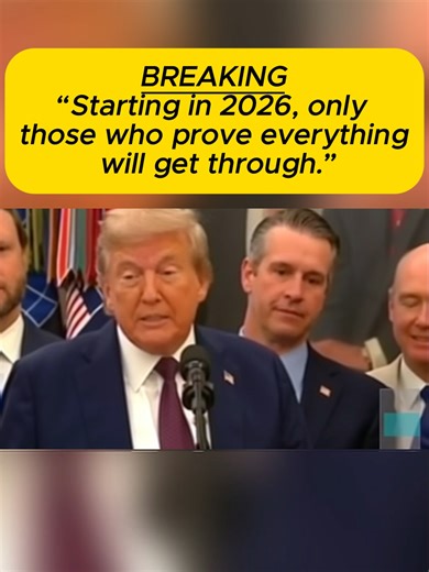 “Starting in 2026, only those who prove everything will get through.” #breakingnews #greencard #usimmigration #goverment #us