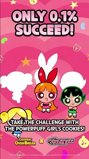 TAKE THE CHALLENGE WITH THE POWERPUFF GIRLS COOKIES! 💗