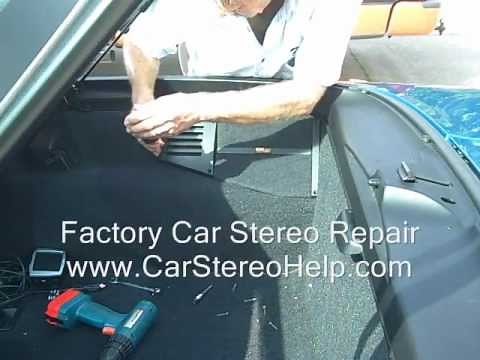 Chevrolet Corvette Rear Bose Speaker Removal 1990 - 1996 = Car Stereo HELP