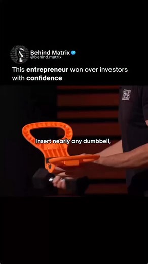 Behind Matrix on Instagram: "A Simple Idea. A Lasting Legacy. Kettle Gryp didn’t reinvent fitness — it reimagined convenience. With a single clamp, it turns any dumbbell into a kettlebell. No extra gear. No bulky equipment. Just one portable, durable tool — strong enough to hold 55 lbs — and smart enough to catch the Sharks’ attention. On Shark Tank, Lori Greiner saw the vision and offered $300,000 for 15%. But the pitch carried more than business potential. Co-founder Andy Thomas had passed awa