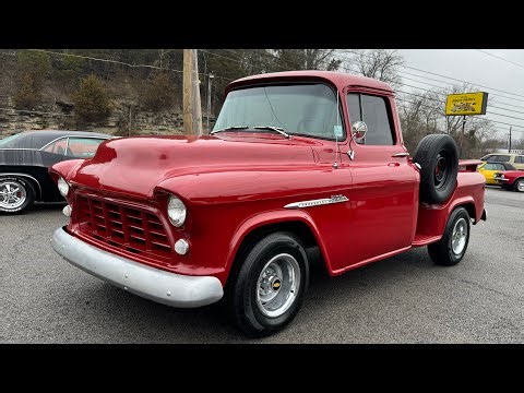 TEST DRIVE 1955 Chevy Step Side 3100 SOLD $24,900 Maple Motors #3385-1
