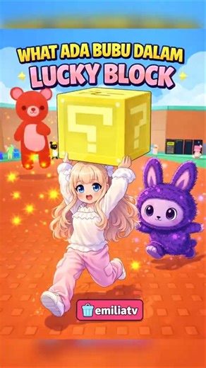 NEW UPDATE!! LUCKY BLOCK LABUBU JADI BUBU...!! #roblox #emiliatv #shorts #gaming #games #gameplay