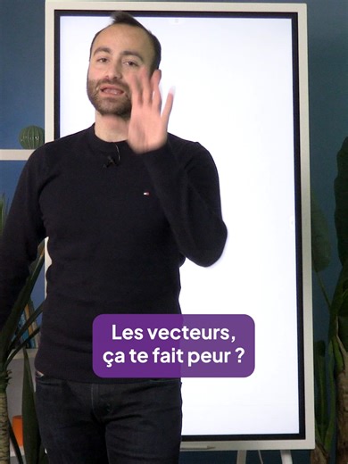 ▶ Tu galères un peu en maths en Seconde ? Tu veux de meilleures notes aux contrôles ? Cette vidéo est pour toi. Les vecteurs, ça fait peur, surtout quand il faut les additionner… mais en vrai, c’est simple. @lucasmaths4 t’explique comment construire la somme de deux vecteurs, étape par étape, avec une méthode ultra visuelle. Au programme : • Tu traces le premier vecteur • Tu places le deuxième au bout du premier • Tu obtiens le vecteur somme, sans te tromper 📌 Abonne-toi à Annabac et like la vi