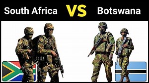 1.5M views · 16K reactions | Botswana vs South Africa military power comparison 2023 00:04 Global Rank 00:11 total military personnel 00:20 active personnel 00:30 reserve personnel 00:38 Paramilitary 00:47 defense budget 00:55 land force strength 01:34 air force strength 02:36 naval force strength 03:36 nuclear device #Botswana #South_Africa #military #army #armies | Defence Learning | Facebook