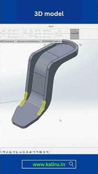 3D model | Solidworks tutorial | kaliru.in