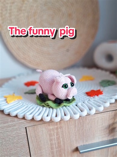 🧶✨ Meet this adorable crochet pig! Perfectly crafted with love and attention to detail, from its cute snout to those tiny hooves. This piggy is not just a toy; it’s a little friend, bringing warmth and charm wherever it goes. Whether you're a collector or looking for a unique gift, this handmade creation will steal your heart. ❤️ Ready to bring this little cutie home? Tap the link and let this crochet pig add a cozy vibe to your space! #CrochetPig #HandmadeToys #CozyDecor #GiftIdeas #CrochetLov