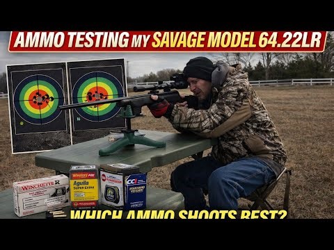 Testing 4 Factory Loads in a Savage .22LR. Which One Will Shoot Best?