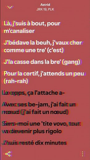 JRK 19 & PLK - Astrid (Speed-Up + Paroles)#speedsong #spotify #speedup #music #musique #paroles #rap