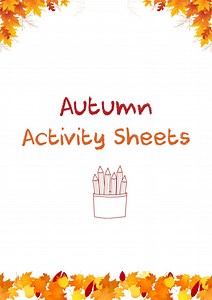 Autumn Activity Sheets for Kids | Fall Printables with Coloring, Puzzles & Games