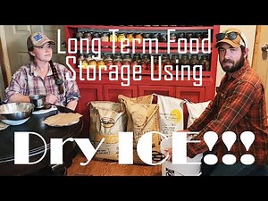 How to Store Bulk Dry Goods with DRY ICE!!!